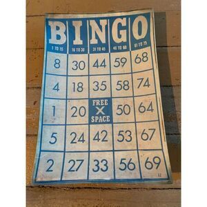 Passport Collection Vintage Glass Bingo Bent Glass Dish